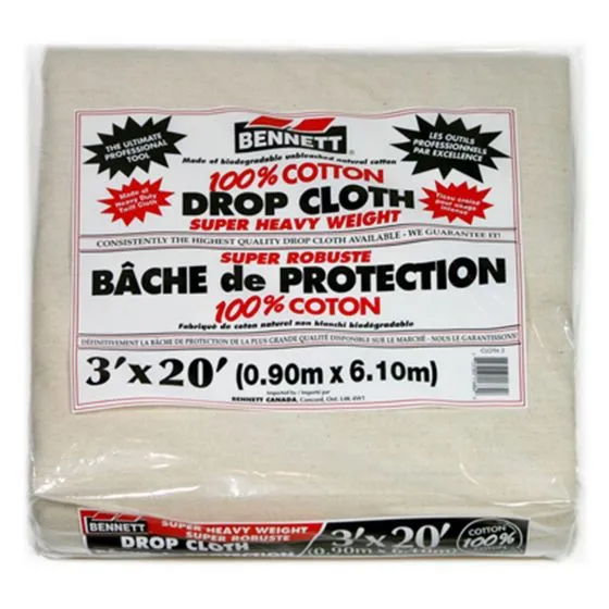 Bennett - Bâche de protection 100% Coton