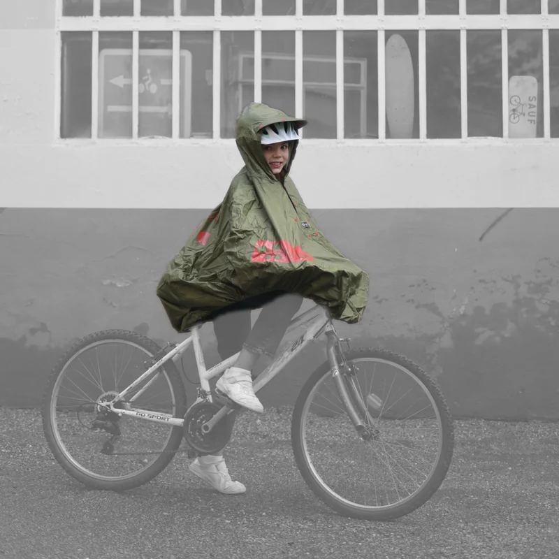 Poncho pluie étanche siège vélo et enfant Fulap Jr Spad de ville