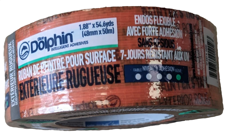 Blue Dolphin - Ruban de peintre pour surface extérieure rugueuse