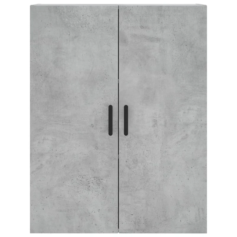 Buffet bahut commode armoire meuble de rangement organisateur cuisine salle de séjour salon haut 69,5 x 34 x 180 cm bois d'ingénierie gris 02_0034561