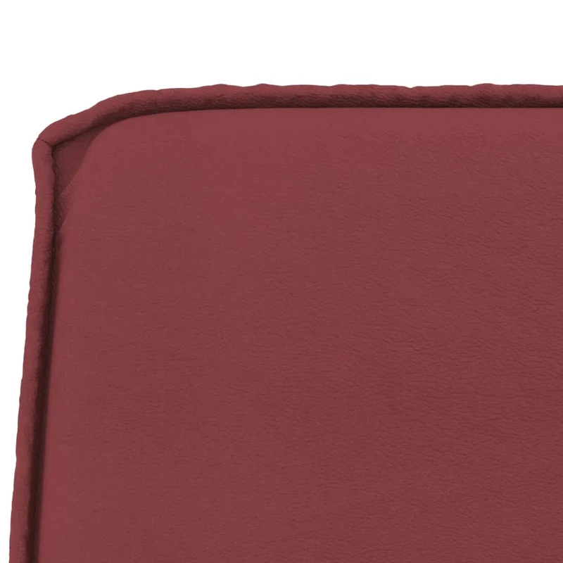 Banc banquette rouge bordeau x 100 x 75 x 76 cm synthétique 02_0010502