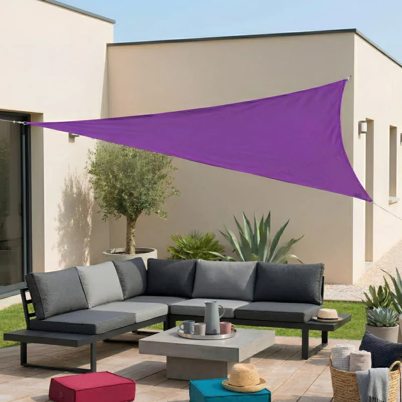 Toile d'ombrage Triangulaire Violet