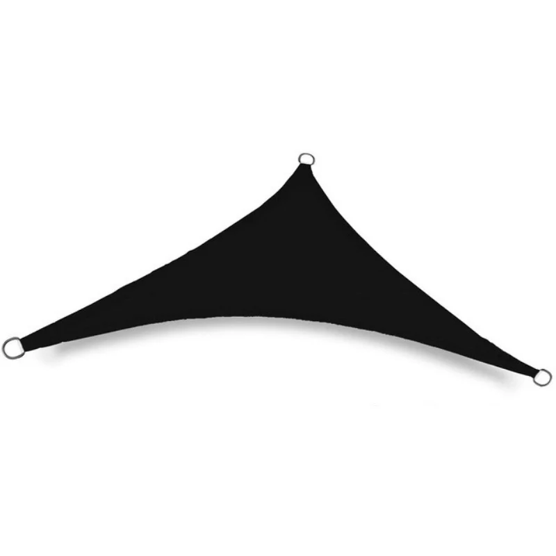 Toile d'ombrage Triangulaire Noir