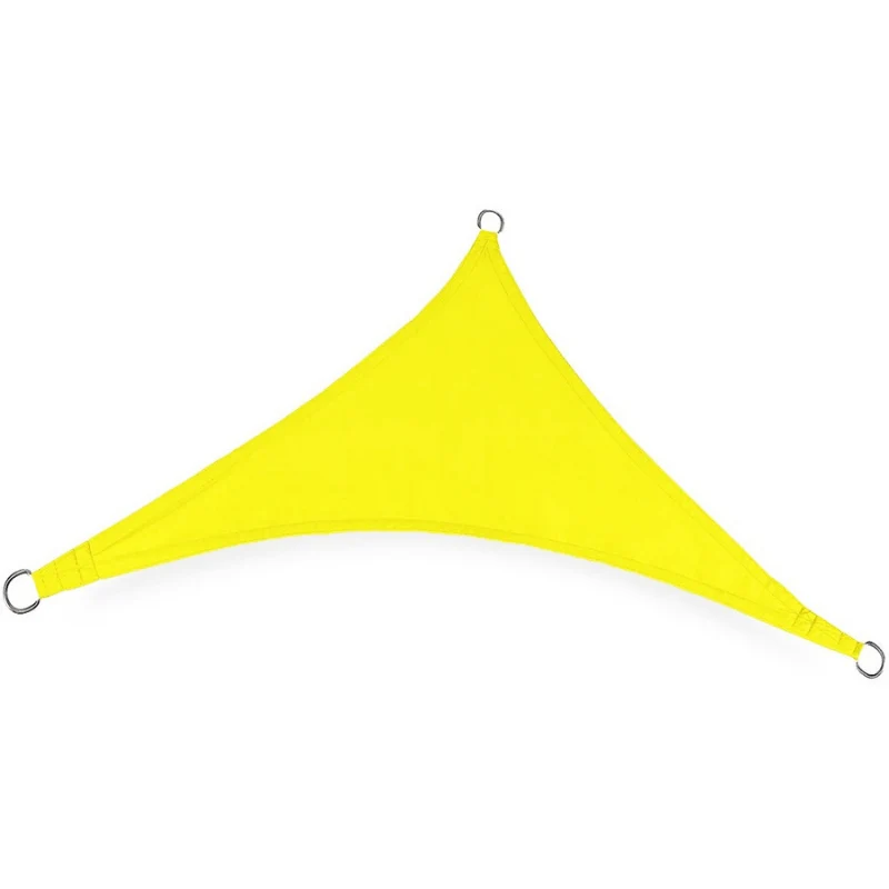 Toile d'ombrage Triangulaire Jaune