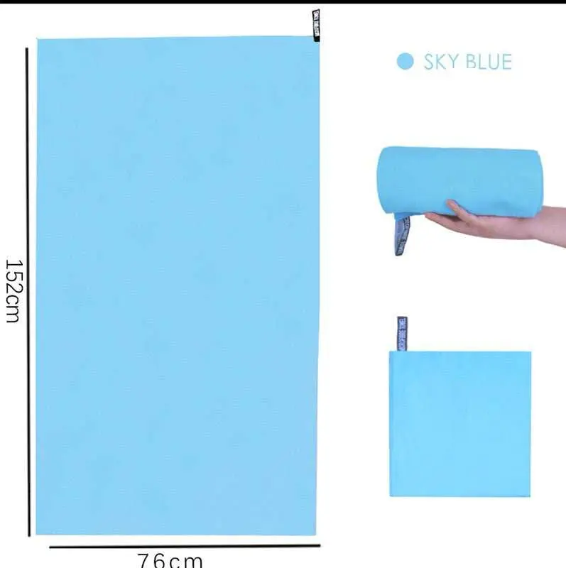 Serviette de plage imprimée en polaire double face FLOPY