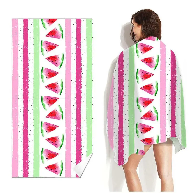 Serviette de plage imprimée SUMMER