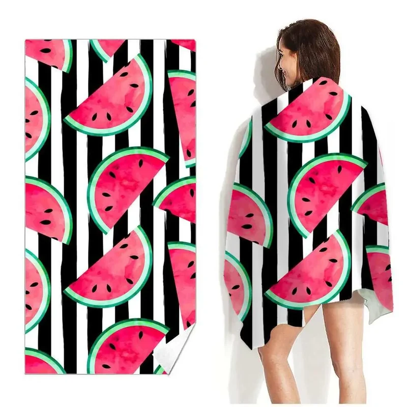 Serviette de plage imprimée SUMMER