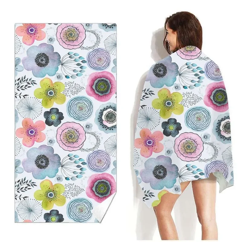 Serviette de plage imprimée SUMMER