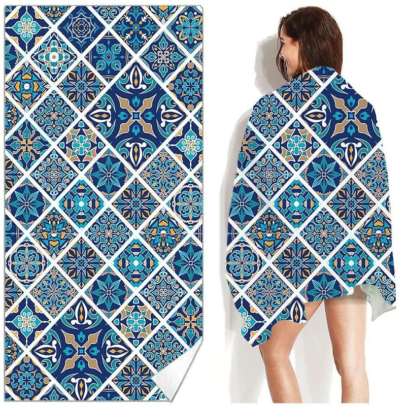 Serviette de plage imprimée SUMMER