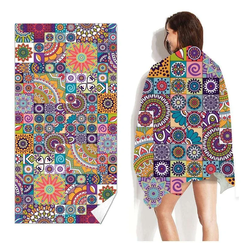 Serviette de plage imprimée SUMMER