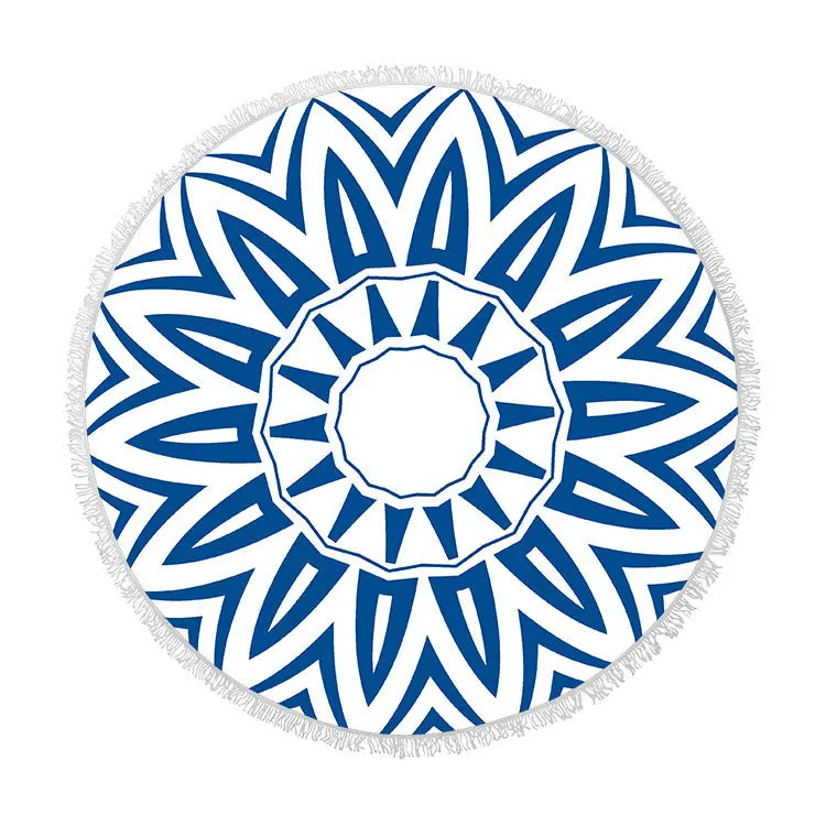 Serviette de plage à franges SIRENE