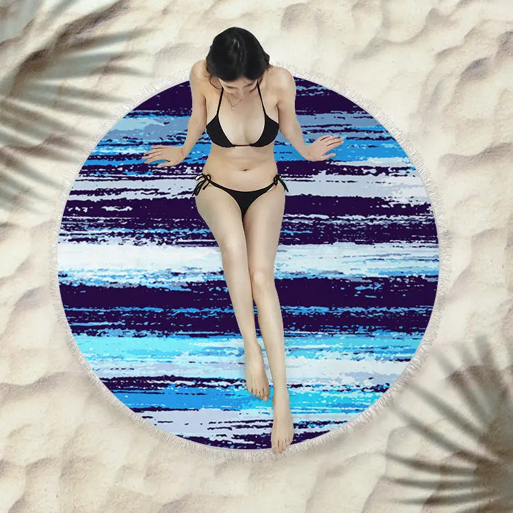 Serviette de plage à franges SIRENE