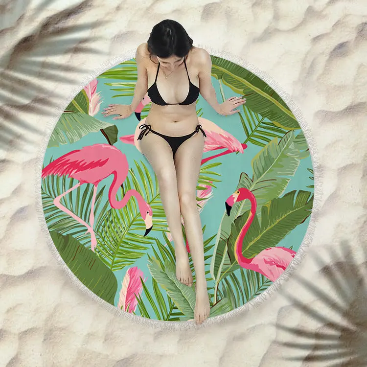 Serviette de plage à franges SIRENE