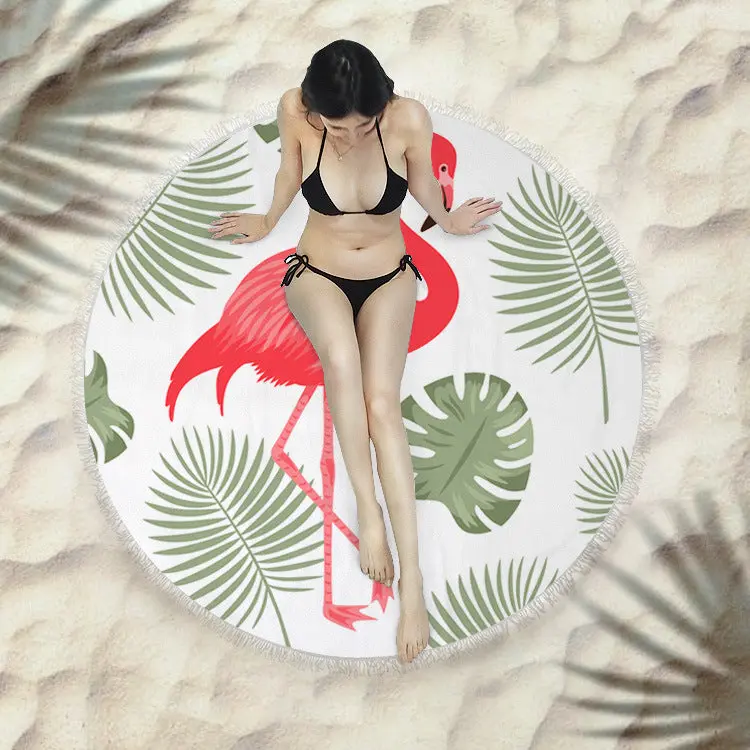 Serviette de plage à franges SIRENE