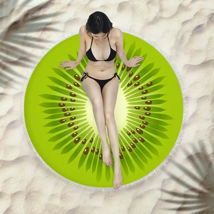 Serviette de plage à franges SIRENE