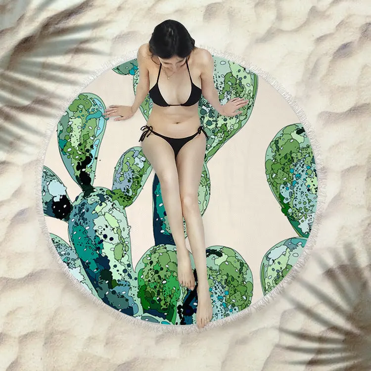 Serviette de plage à franges SIRENE
