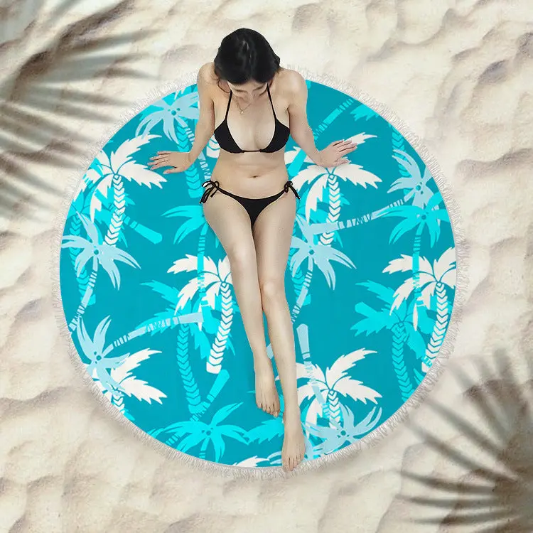 Serviette de plage à franges SIRENE