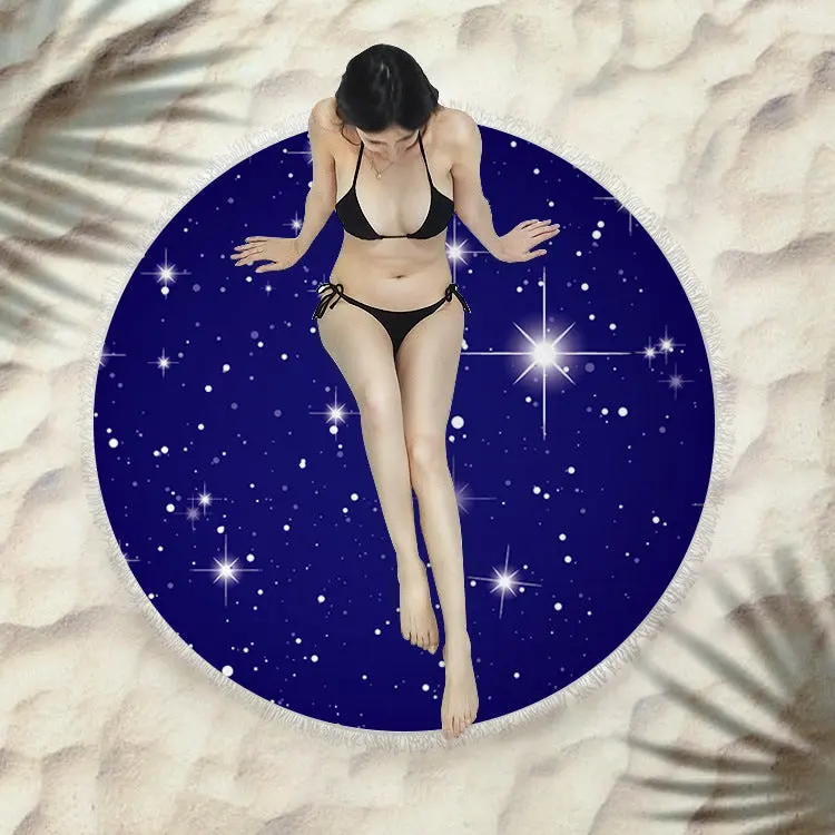 Serviette de plage à franges SIRENE
