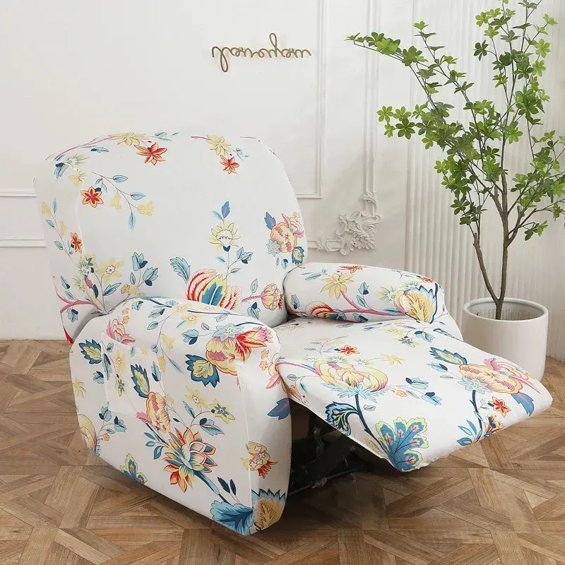 Housse de canapé inclinable à fleurs nordiques BANOUMGA