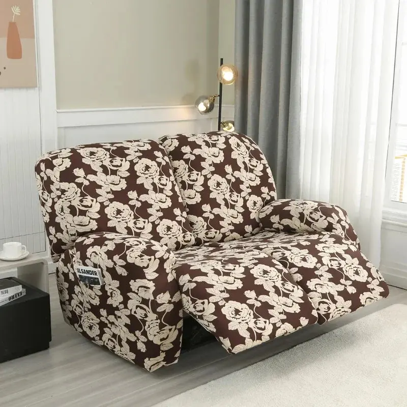Housse de canapé inclinable à fleurs nordiques BANOUMGA