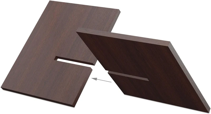 Porte-revues design en X 25,5 x 32 x 29 cm pratique pour salon couloir en bois brun foncé 13_0018499