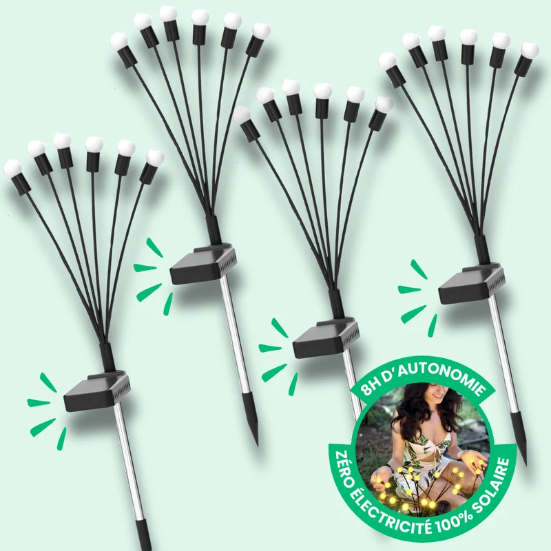 Lampes LED Lucioles à Énergie Solaire - Offre Spéciale