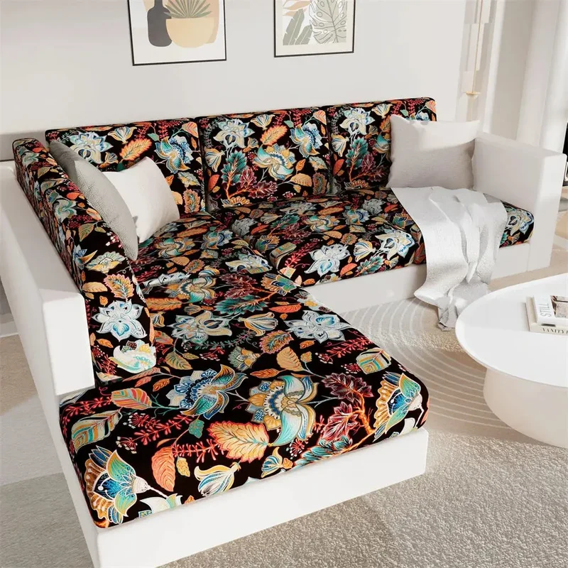 Housse d'assise canapé Lilas
