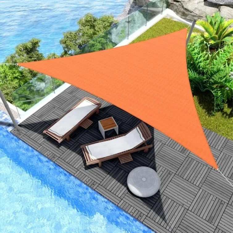 Toile d'ombrage Triangulaire Orange