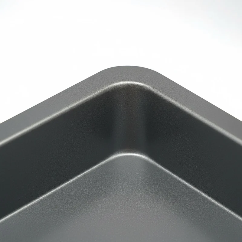 Lot de 4 moules à pâtisserie antiadhésifs pour gâteaux et plats à rôtir 3 x 26,5 x 18 cm en acier carbone gris foncé 13_0018589