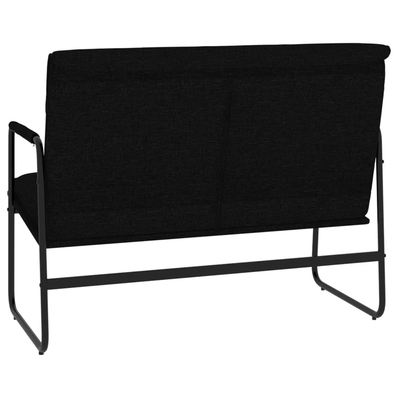 Banc banquette 100 x 64 x 80 cm tissu noir 02_0010706