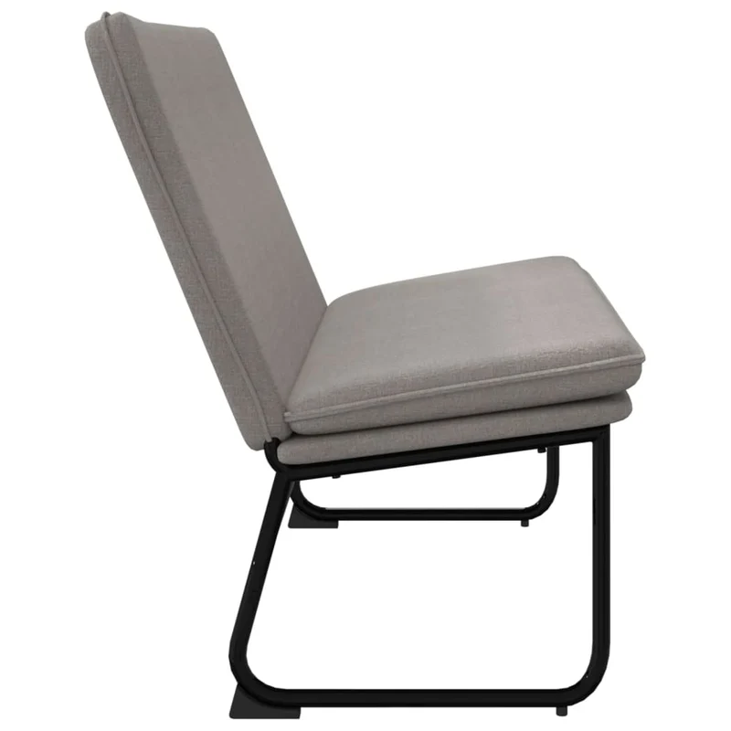 Banc banquette taupe 100 x 75 x 76 cm tissu 02_0010710