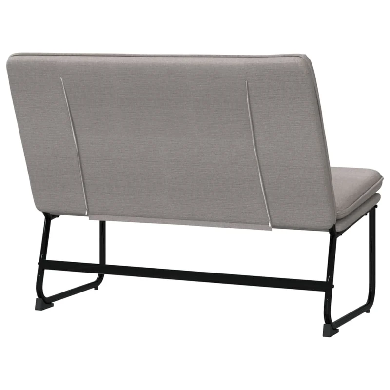Banc banquette taupe 100 x 75 x 76 cm tissu 02_0010710
