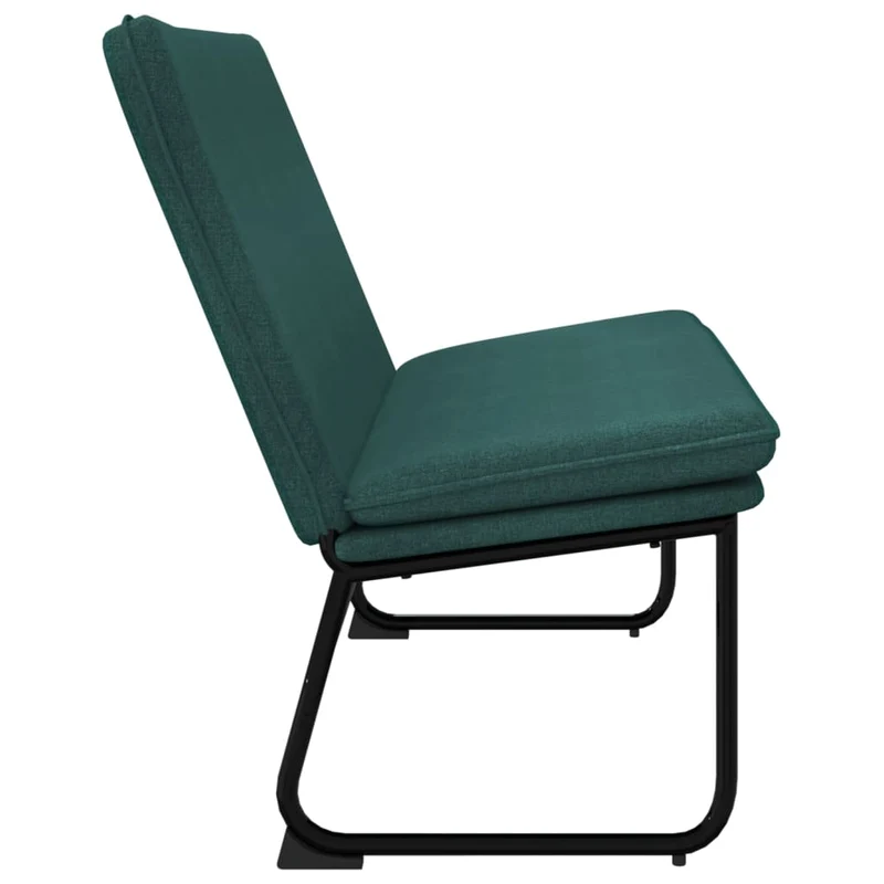 Banc banquette vert foncé 100 x 75 x 76 cm tissu 02_0010563
