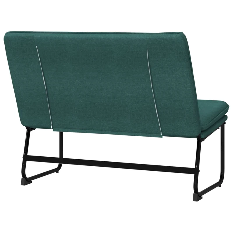 Banc banquette vert foncé 100 x 75 x 76 cm tissu 02_0010563