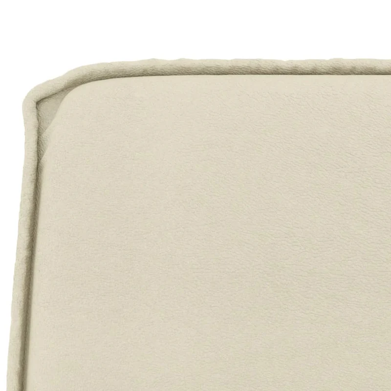 Banc banquette 100 x 75 x 76 cm similicuir crème 02_0010507