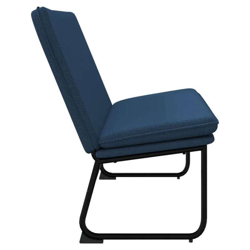Banc banquette bleu 100 x 75 x 76 cm tissu 02_0010497