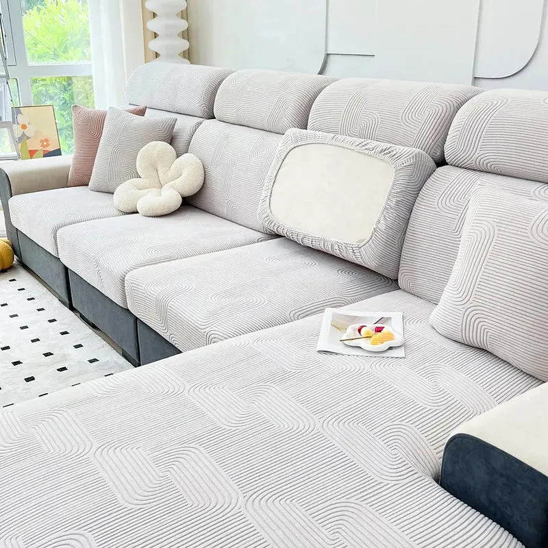 Housse d'assise canapé Fauve