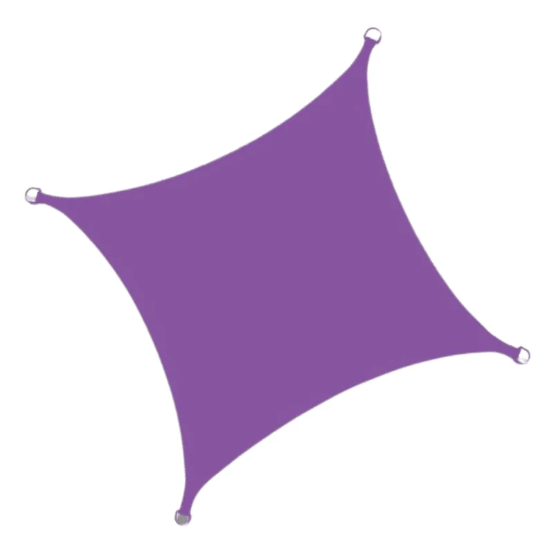 Toile d'ombrage Rectangulaire Violet