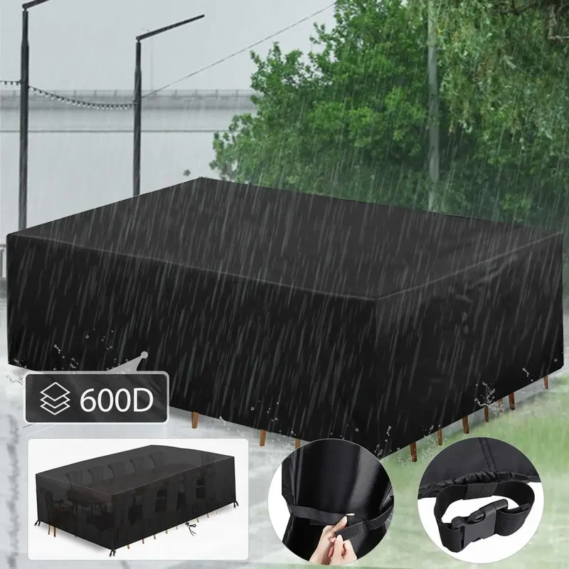 OXFORDY - Housse de jardin anti-poussière pour mobilier d'extérieure