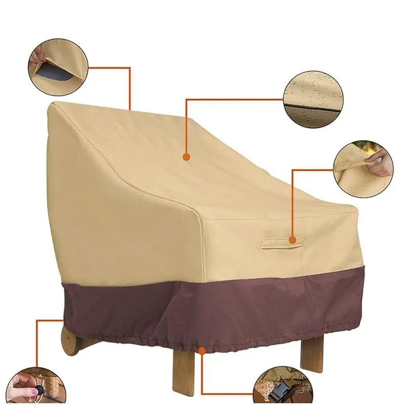 JADYSOFA - Housse de jardin imperméable pour fauteuil d'extérieur et mobilier de jardin