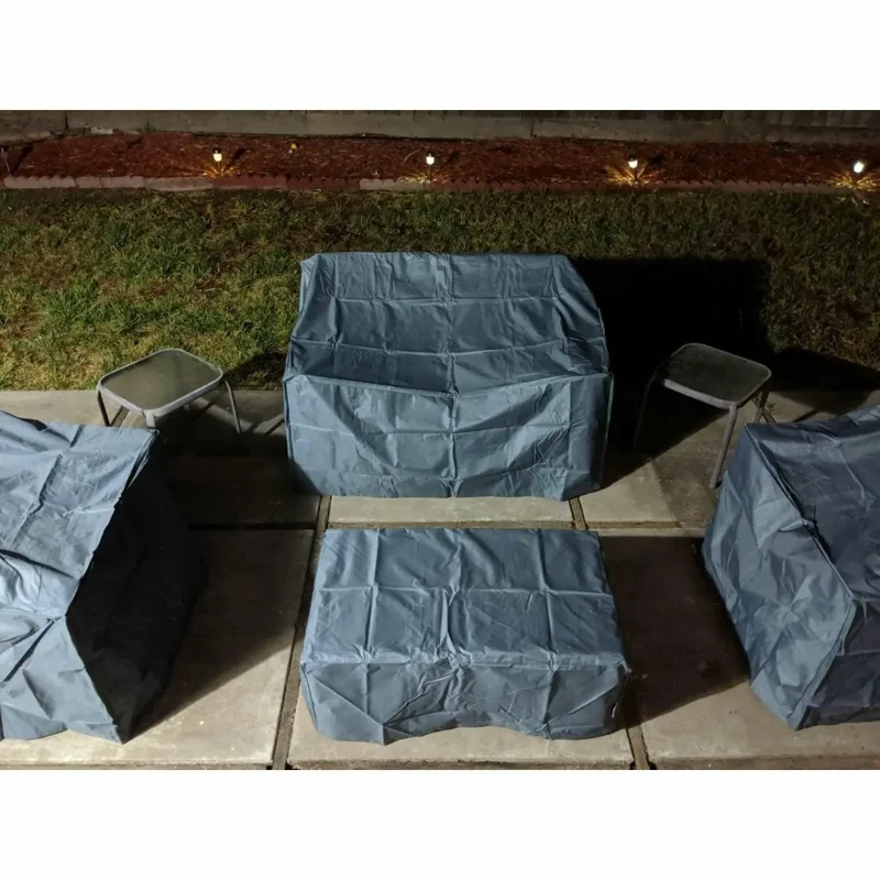ROTINY - Housse pour meubles de jardin imperméable 4 pièces