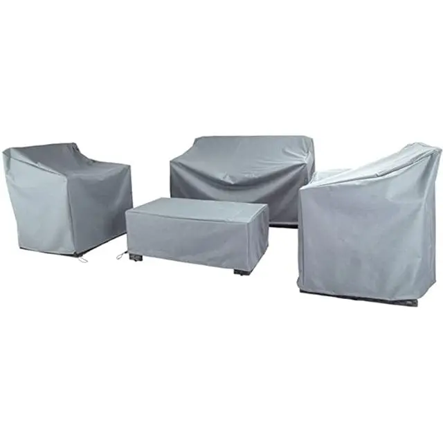ROTINY - Housse pour meubles de jardin imperméable 4 pièces