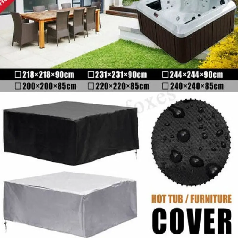 DUSTPROO - Couverture étanche et anti-poussière pour baignoire, spa, piscine intérieure et extérieure