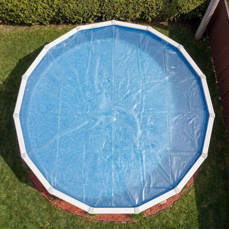 Toile Solaire 11 mil Transparente – 15' Ronde