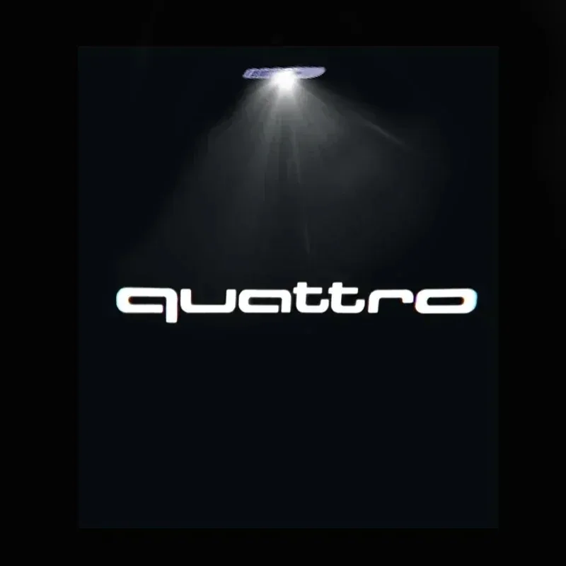Projecteur Logo de Porte LED Audi 6 Motifs Anneaux RS S line quattro