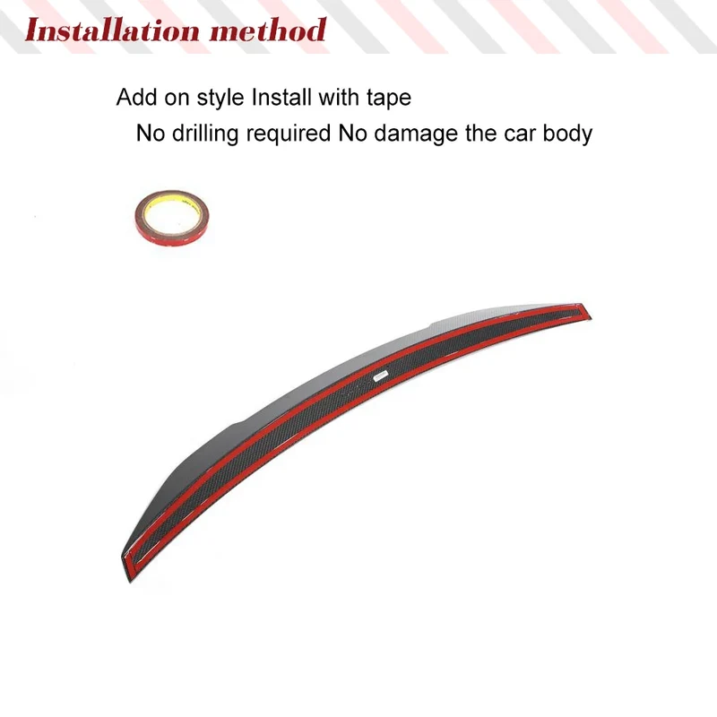 Aileron de Coffre Kia Stinger 2018-2023 Fibre de Carbone Highkick