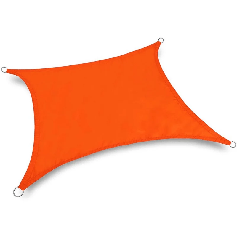 Toile d'ombrage Rectangulaire Orange