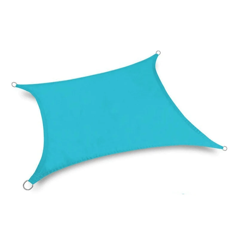 Toile d'ombrage Rectangulaire Turquoise