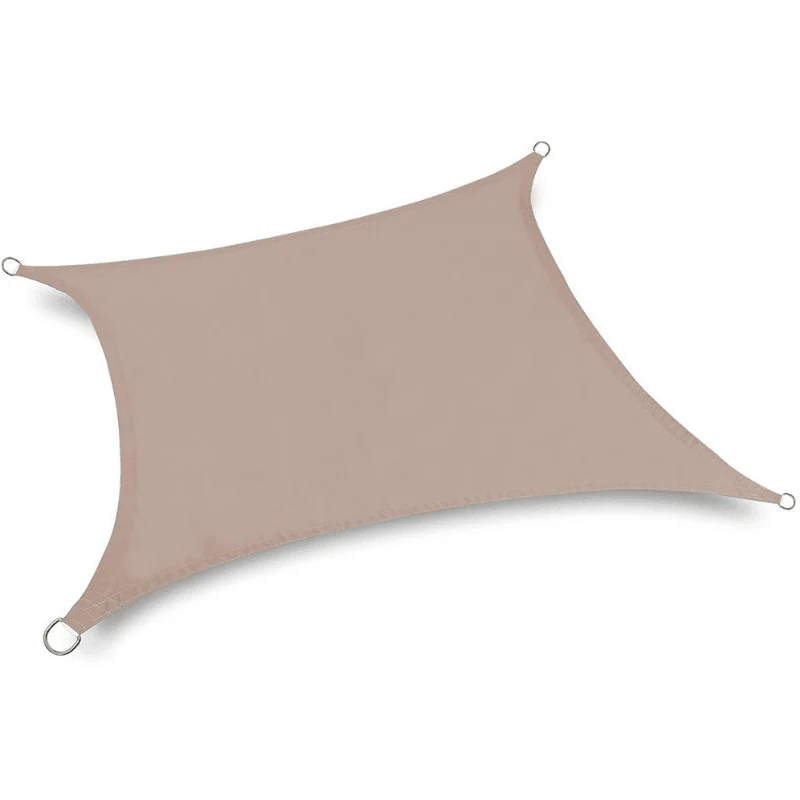 Toile d'ombrage Rectangulaire Taupe