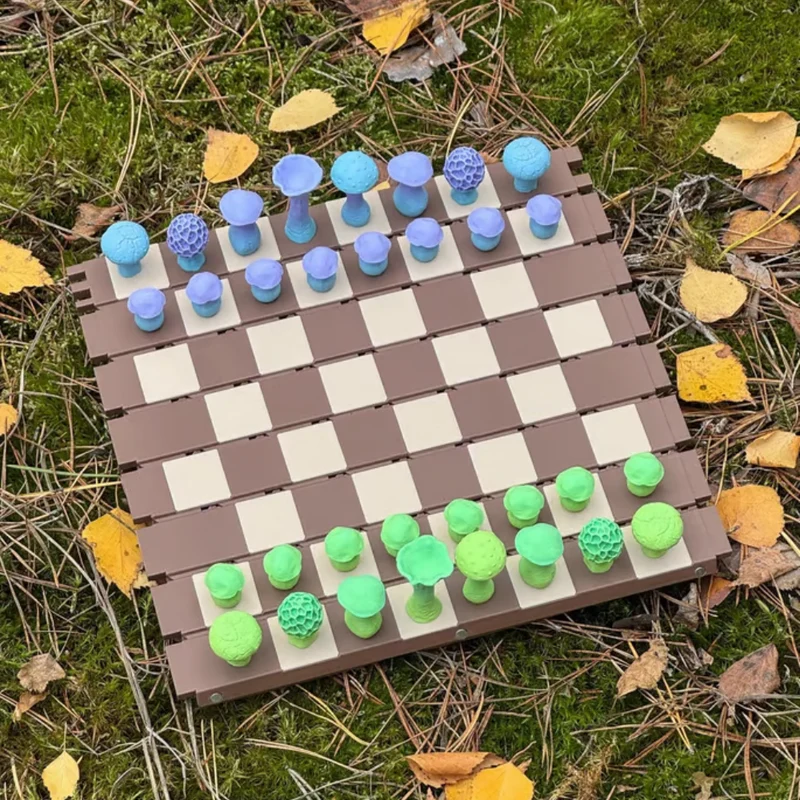 Échiquier Champignons Magnétique Fantaisiste